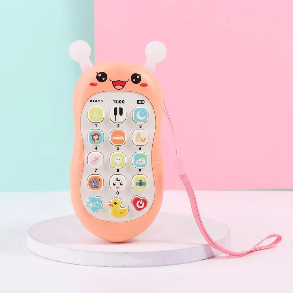 Simulation Phone Electronic Baby Cell Phone Toy Electronic Voice Toy Phones Musical Toys Silicone Safe