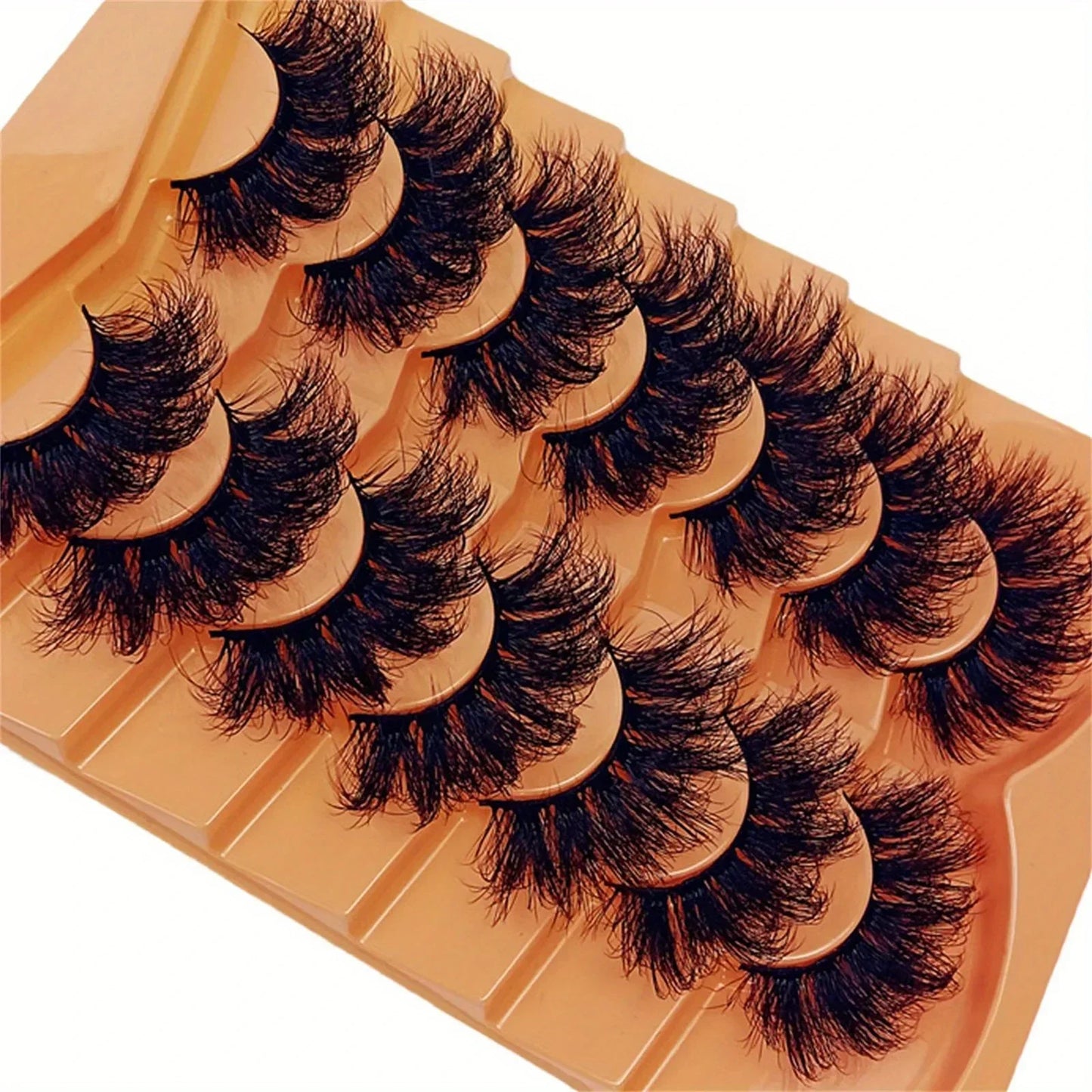 21Pairs 3-Pack 3D fluffy false eyelashes for dramatic false eyelashes Messy False Eyelashes Fluffy Thick Lashes