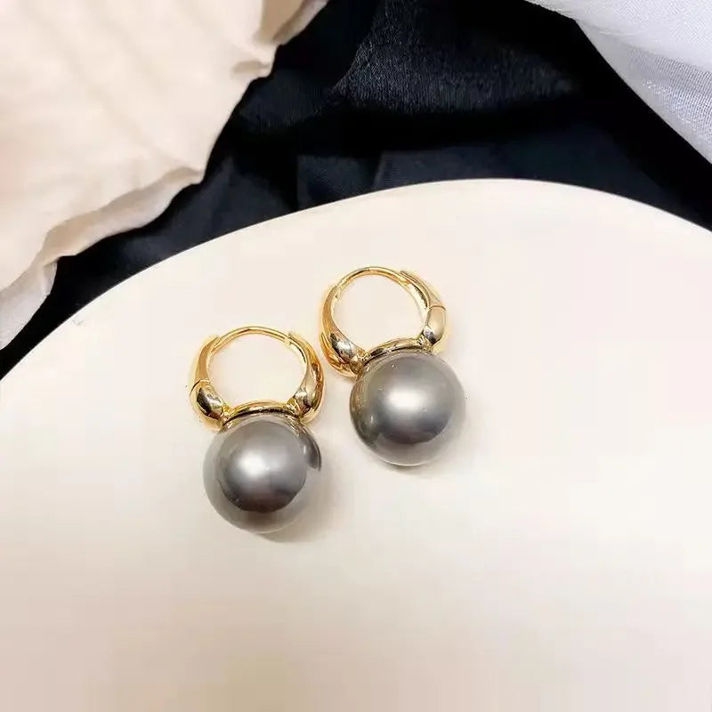 Silver Pearl Earrings