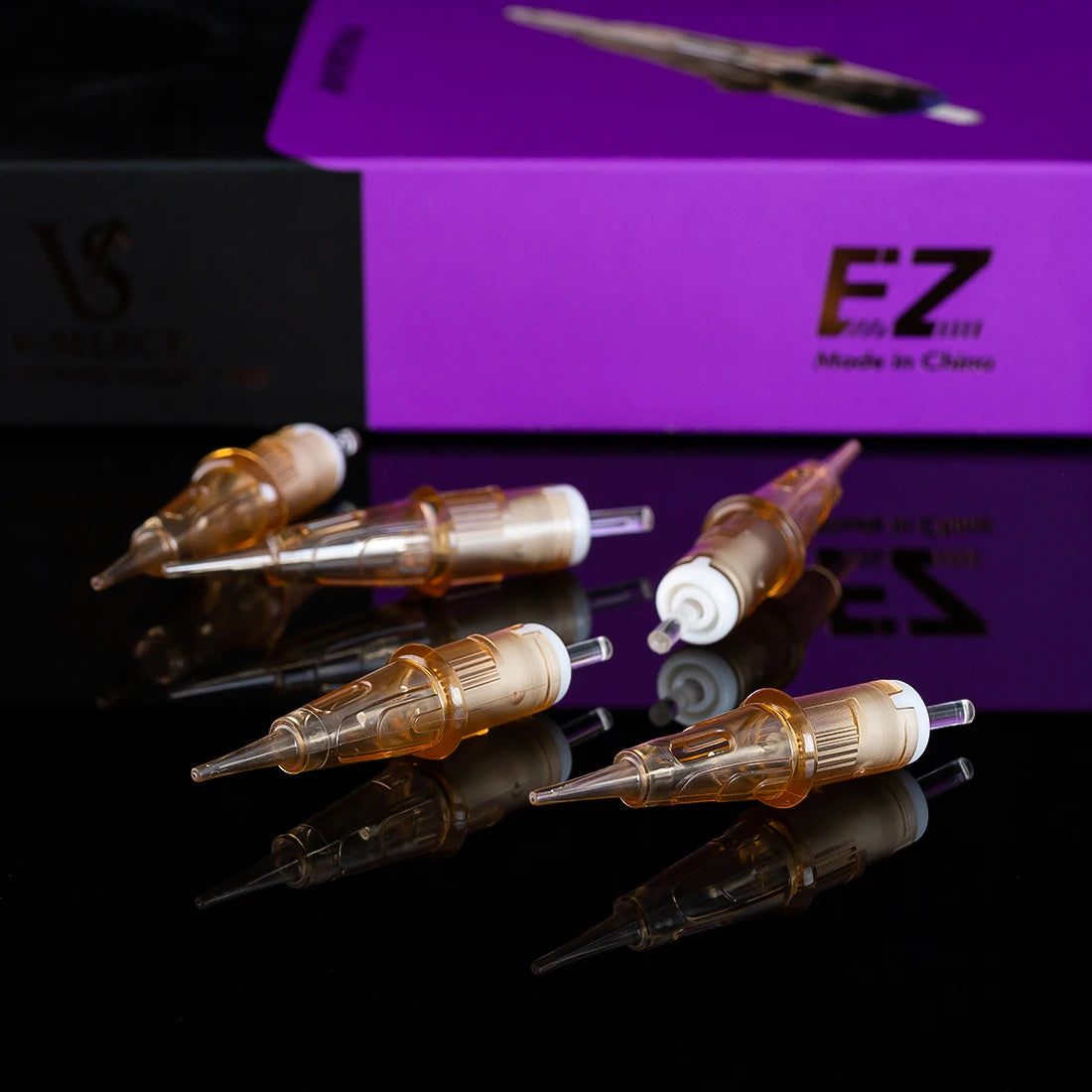 EZ SMP PMU Sterilized Tattoo Cartridge Needles – Permanent Makeup Round Liner, 0.16/0.18/0.2/0.3mm, 20pcs/lot