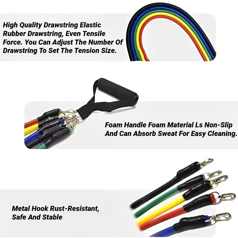 Portable Pull Rope Resistance Bands