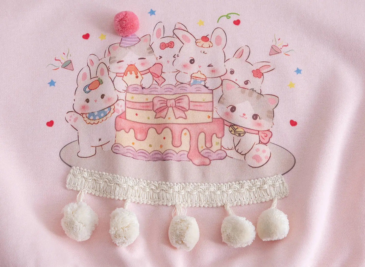 Autumn Winter Girls Sweatshirts Long Sleeve Sweater for Kids Cartoon Cat Children Pullovers Toddler Outerwear Baby Outfits