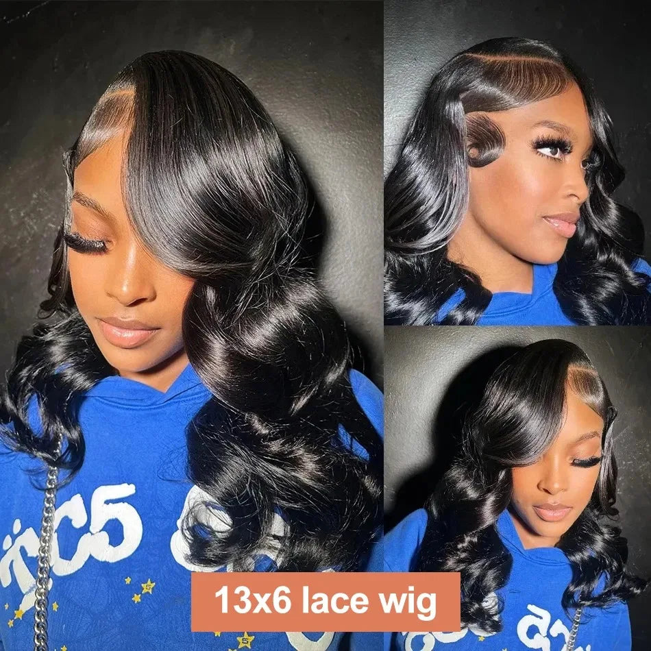 Body Wave Short Bob Human Hair Wigs 13X6 HD Lace Frontal Wig Brazilian Wavys Lace Front Wig Human Hair For Women Pre Plucked
