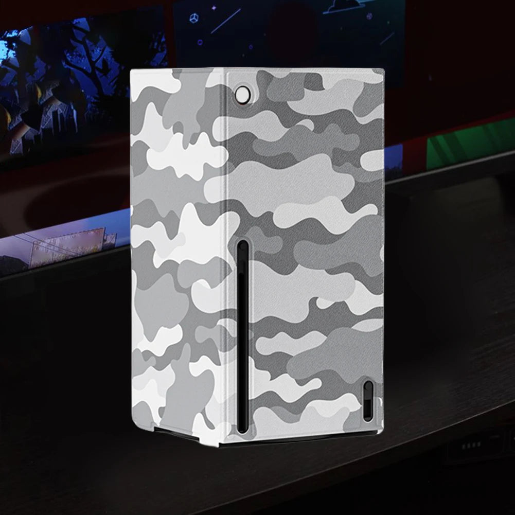 PU Protective Shell Dustproof Console Full Body Skin Magnetic Closure Protective Skin Cover for Xbox Series S X Game Console