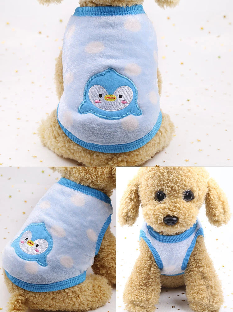 Cute Fleece Dog Winter Coat