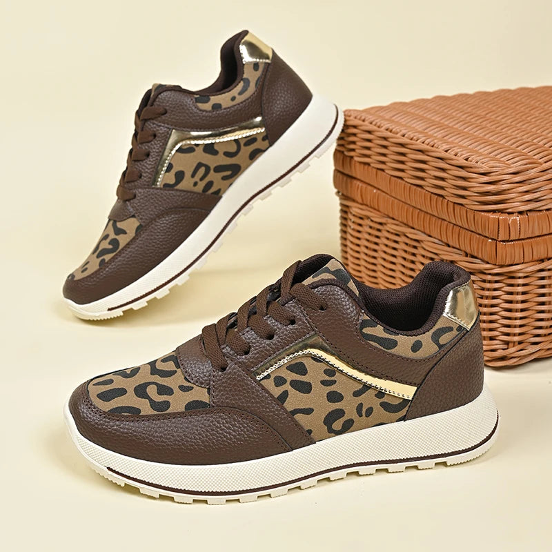 Leopard Print Platform Shoes