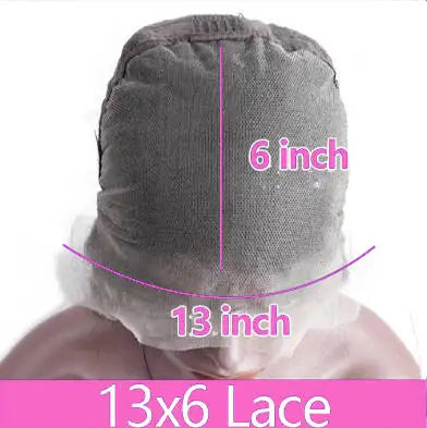 44 46 inches 200 Density Straight 13x6 HD Transparent Lace Natural Color Brazilian Human Hair Wig For Women Frontal Lace Wig