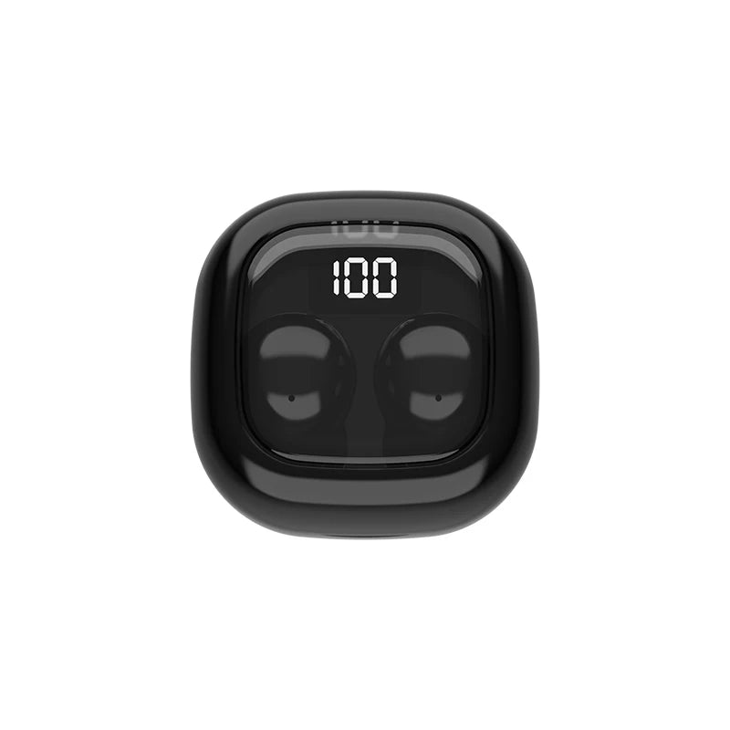 SK Small Headphones Wireless Bluetooth Headset Sport Sleeping Invisible Comfortable To Wear Bass Earbuds Earphone For All Phones