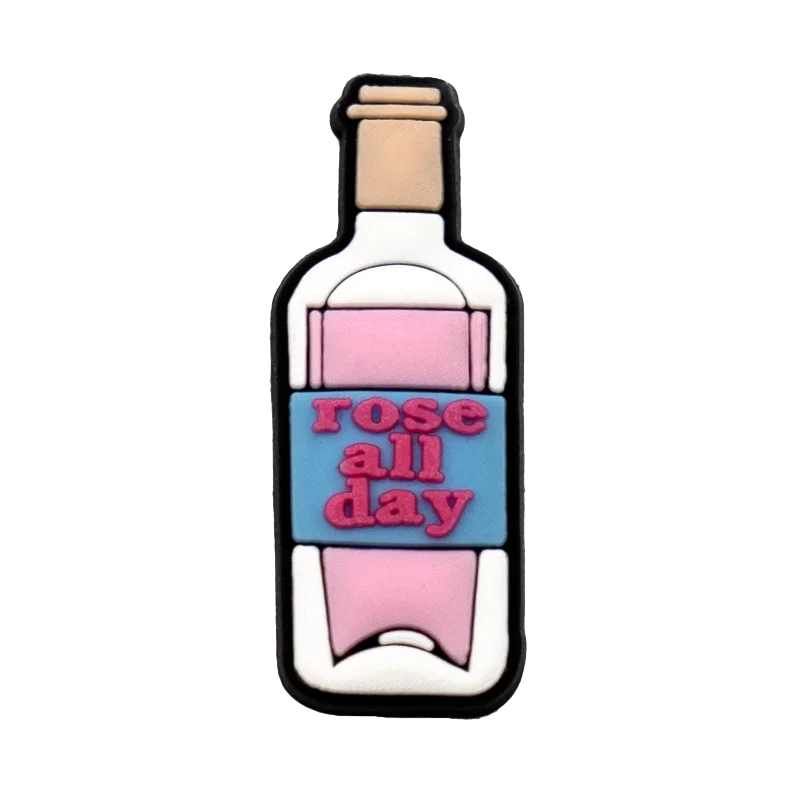 PCS PVC Makeup-Themed Shoe Charm – Lips & Perfume Design for Sandals, Clogs, and Accessories, Gift for Women & Girls