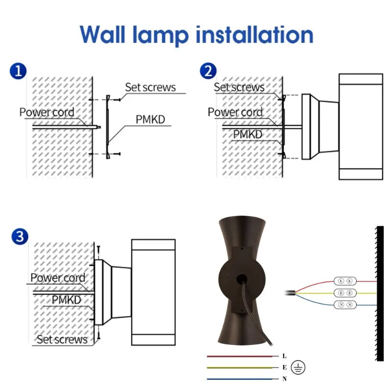 Black Golden Outdoor Wall Scone Curved Wall Lamp Modern LED Outdoor Waterproof Wall Lamp 20W 3000K,Outdoor Porch