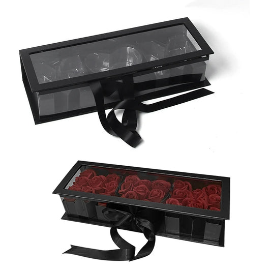 Fillable Letters Empty Flower Gift Box Mother's Valentine's Day Gift Packaging Box I Love You Letter Flower Box Birthday Party