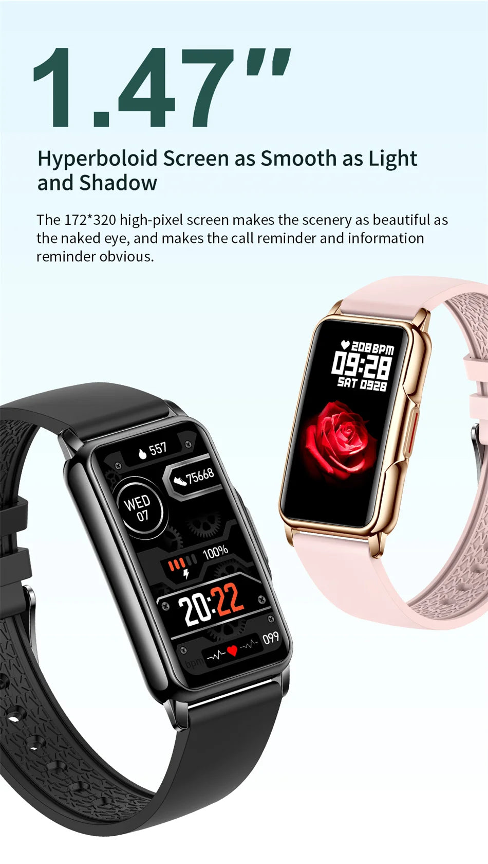Full Touch GPS Fitness Smart Watch