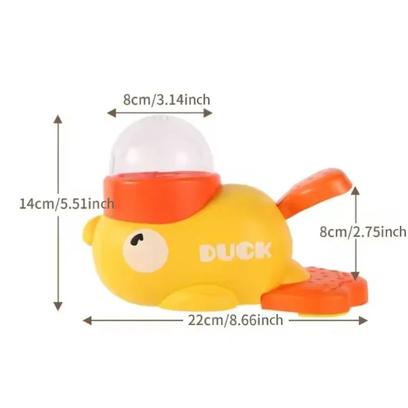 Little Yellow Duck Interactive Pet Feeder – Automatic Food Dispenser & Training Toy for Cats and Dogs