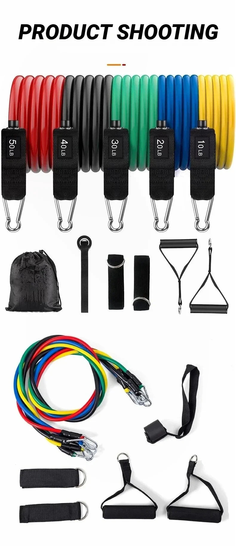 Portable Pull Rope Resistance Bands