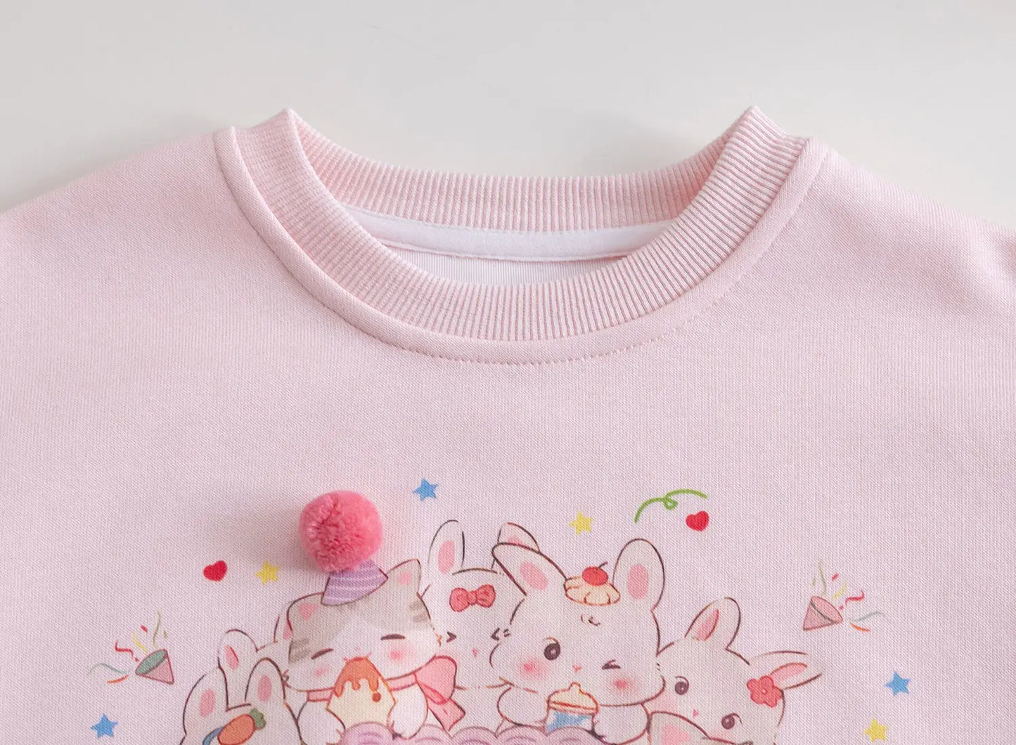 Autumn Winter Girls Sweatshirts Long Sleeve Sweater for Kids Cartoon Cat Children Pullovers Toddler Outerwear Baby Outfits