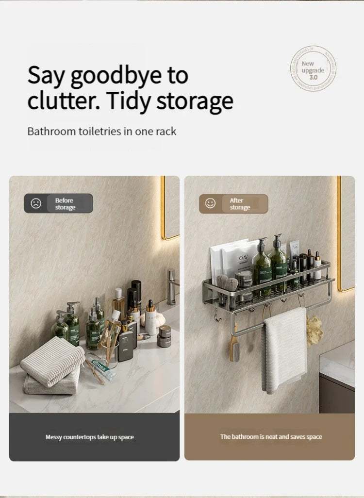 Bathroom Shelf Rack