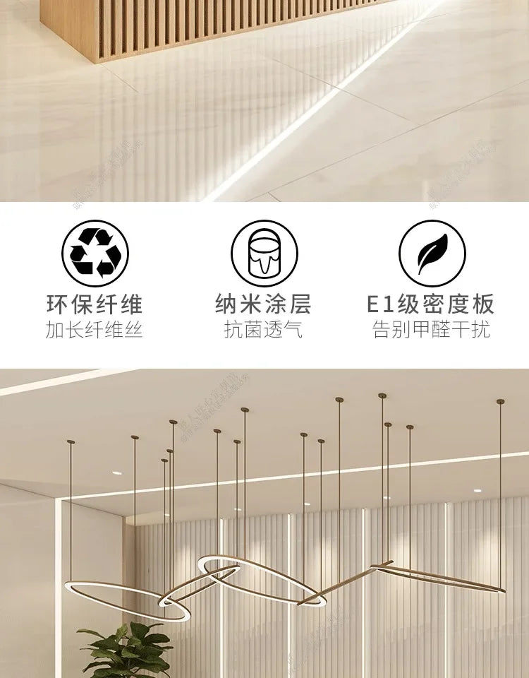 Spa Reception Furniture Minimalist Beauty Salon Storage Aesthetic Supermarket Counter Table Luxury Office Lectern Simple Cafe