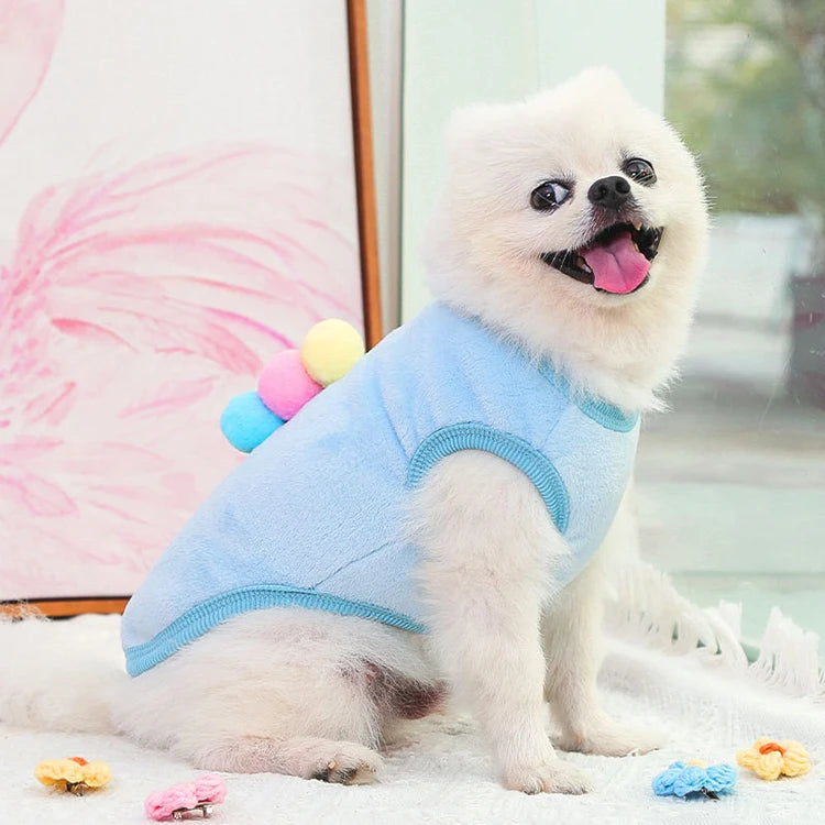 Cute Fleece Dog Winter Coat