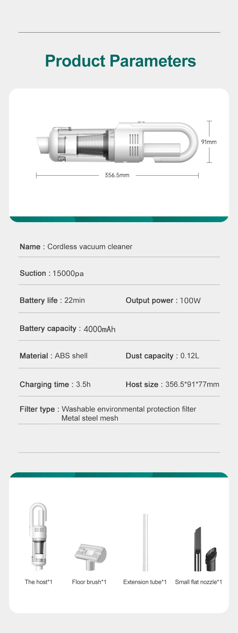 Multifunctional Handheld Vacuum Cleaner