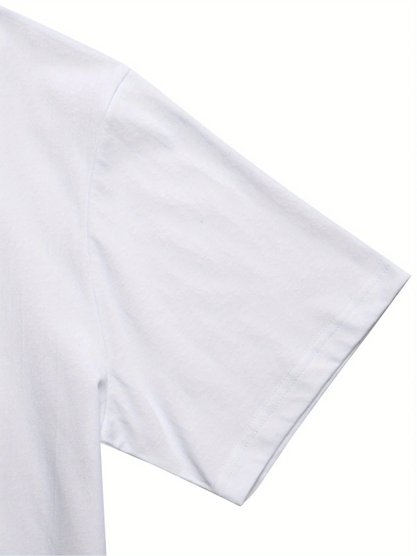 Men'S Cotton T-shirt, Casual All-Matching Base Clothes, Comfortable Sports Top