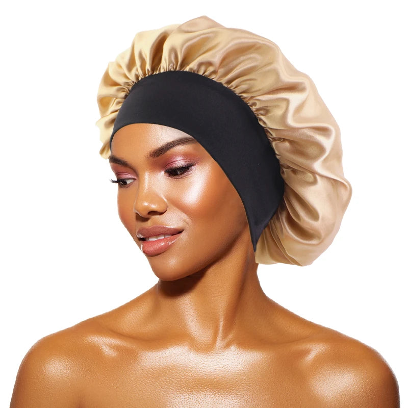 Satiin Elastic BandB Head Cap