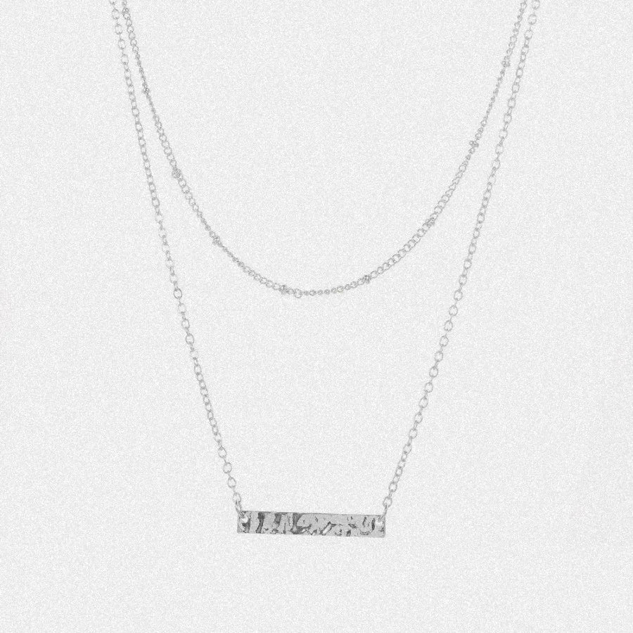 Layered Heart Necklace Pendant Handmade 18k Gold Plated Dainty Gold Choker Arrow Bar Layering Long Necklace for Women