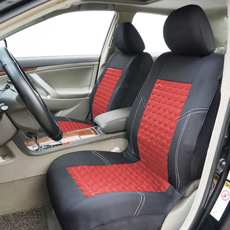 AUTOPLUSUniversal 2 Front Car Seat Covers Car Accessories Interior Fit For Most Car SUV Truck Van With 3mm Sponge Seat Cover Car