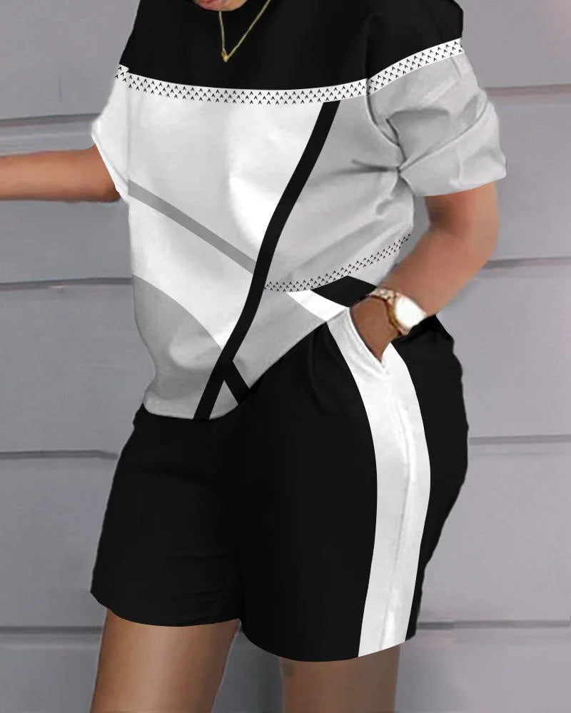 Two Piece Shorts Set