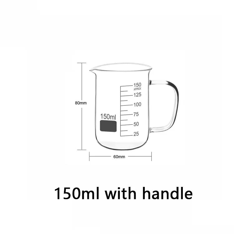 High Borosilicate Heat-resistant Glass Measuring Cup