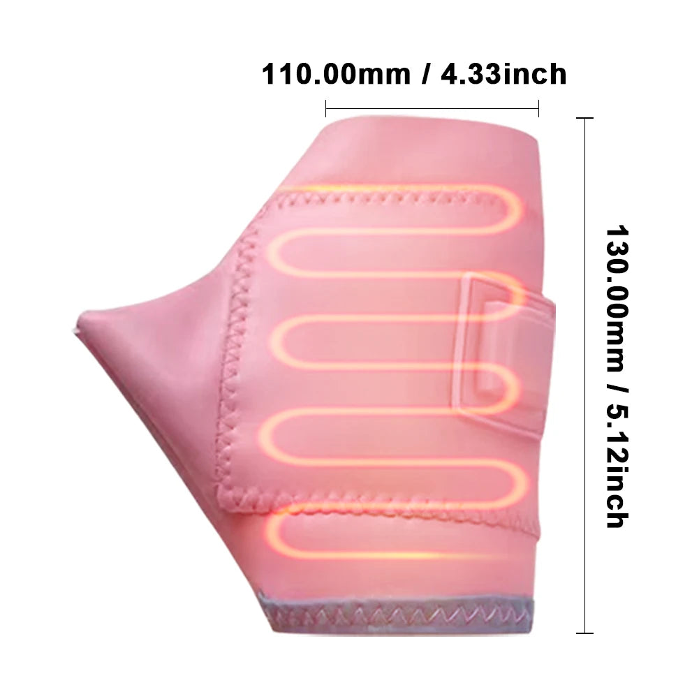 Self-Heating Electric Gloves Winter Hand Warmer Temperature Control USB Rechargeable Heated Gloves Outdoor Riding Thermal Gloves