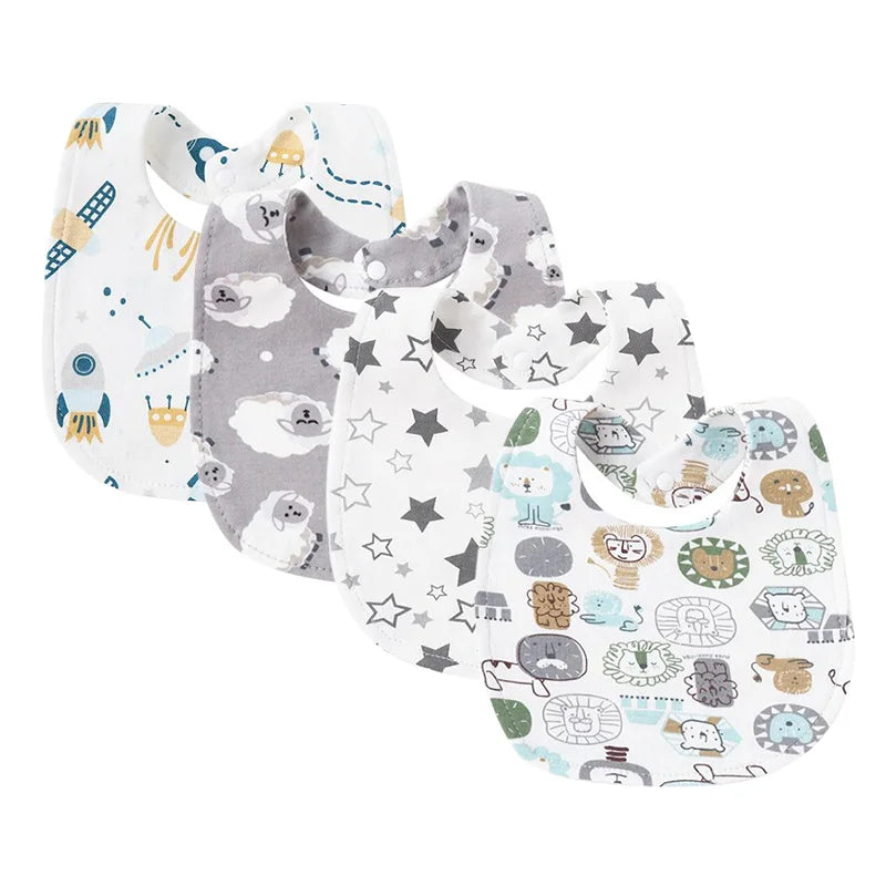 4Pc Baby Bibs