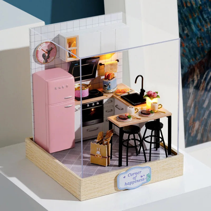 Mini DIY Flower Doll House Kit