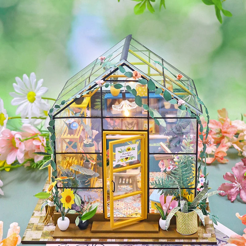 Mini DIY Flower Doll House Kit