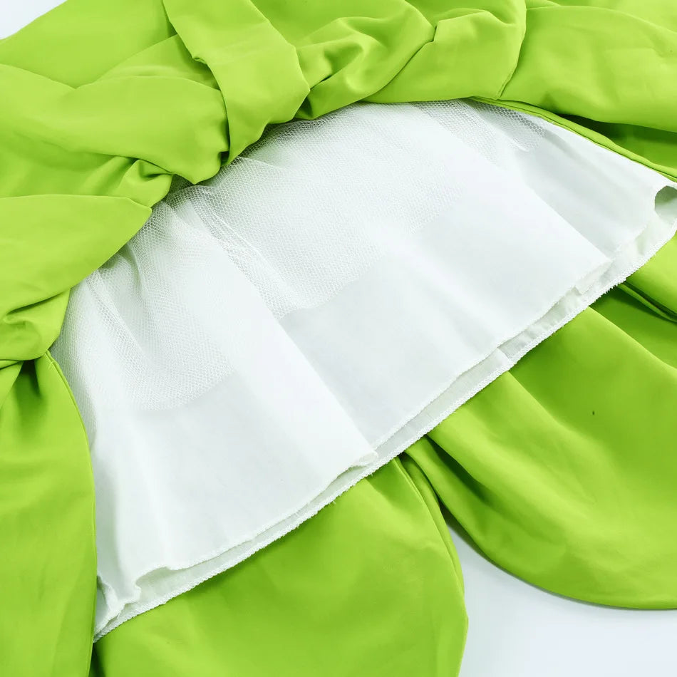 Tinkerbell Dress Girls Halloween Costumes Kids Girl Green Fairy Princess Fancy Tinker Bell Dress Birthday Party
