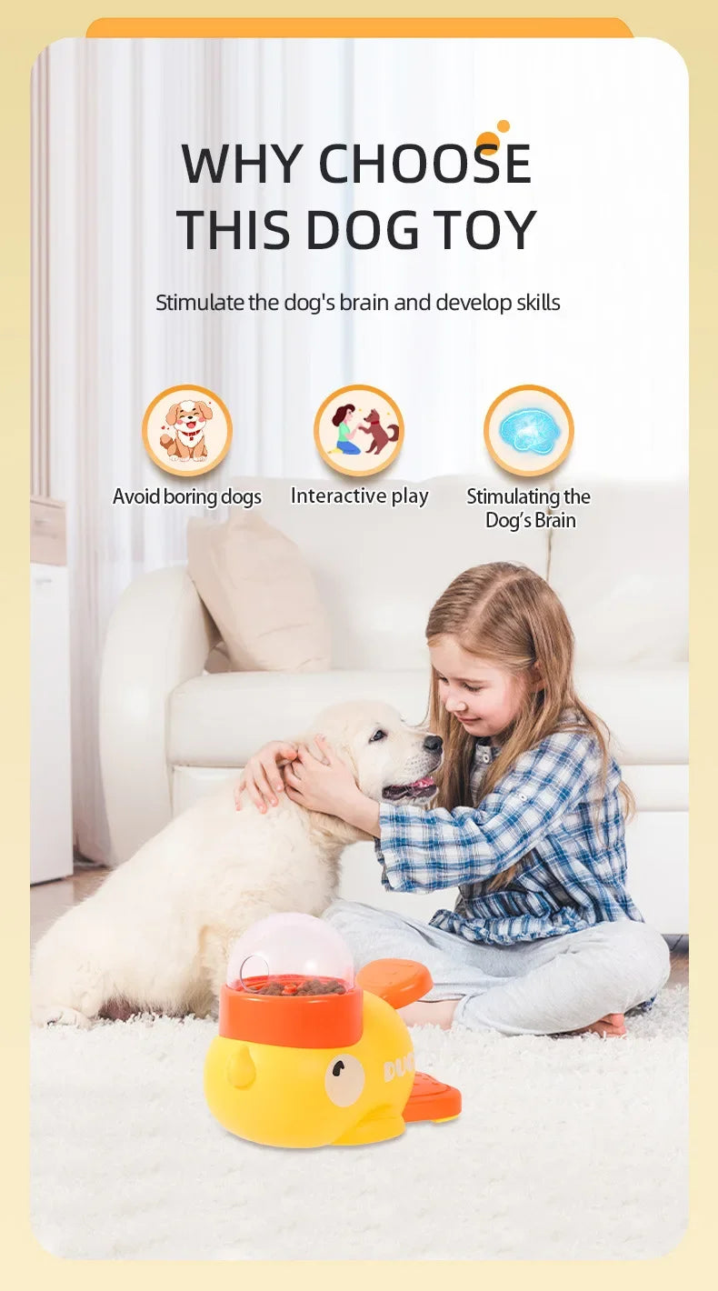 Duck-Shaped Pet Toy Feeder – Eco-Friendly, Non-Toxic Foraging Toy for Birds & Small Animals