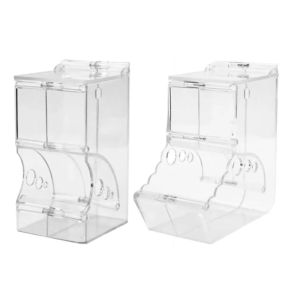 Hamster Rabbit Food Dispenser Feeder Plastic Automatic Hamster & Rabbit Food Dispenser – Clear Plastic Pet Feeder for Guinea Pigs and Small Animalsear Automatic Pet Feeder For Hamster Guinea Pigs Food Bowl Container