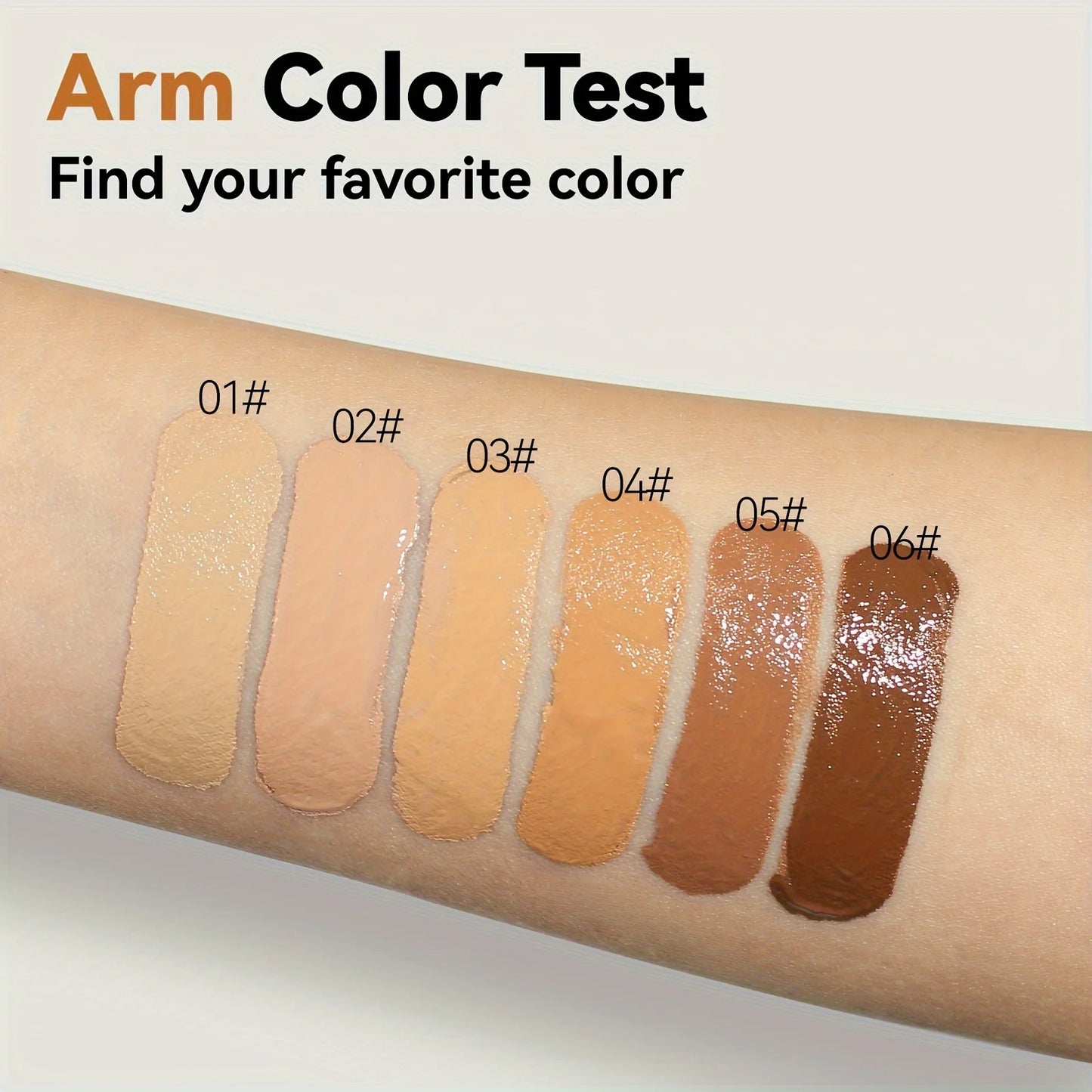 2-In-1 Oil Control Liquid Foundation & Concealer Full Coverage Long Lasting Waterproof Hydrating Brightening Base Makeup