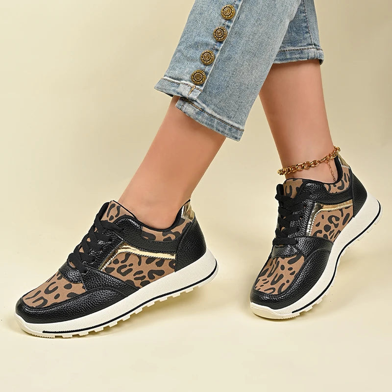 Leopard Print Platform Shoes