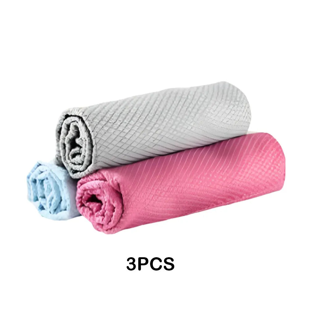 Durable Towels With Strong Water Absorption For Kitchen Cleaning Making Easy To Clean Dishes