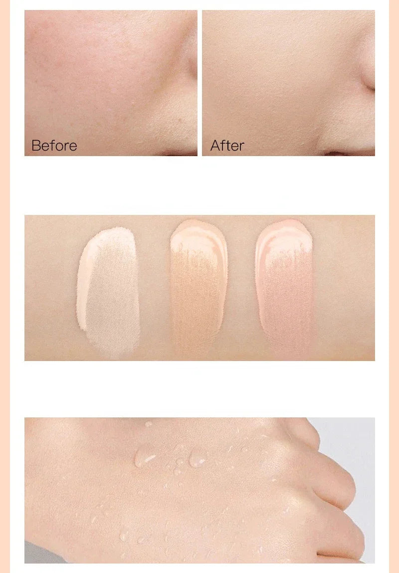 3 colours BB Cream Liquid Face Base Foundation