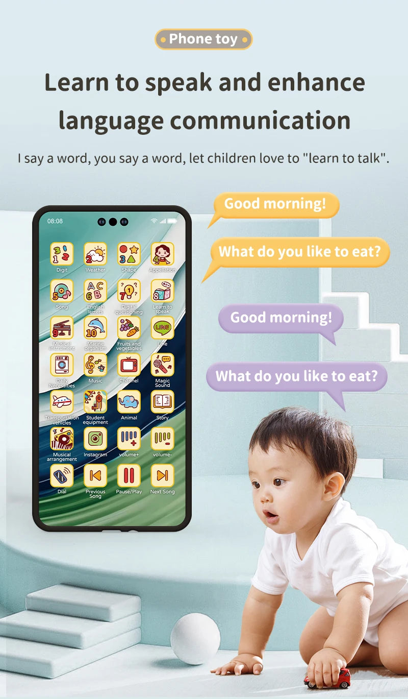 Baby Simulation Mobile Phone Toy