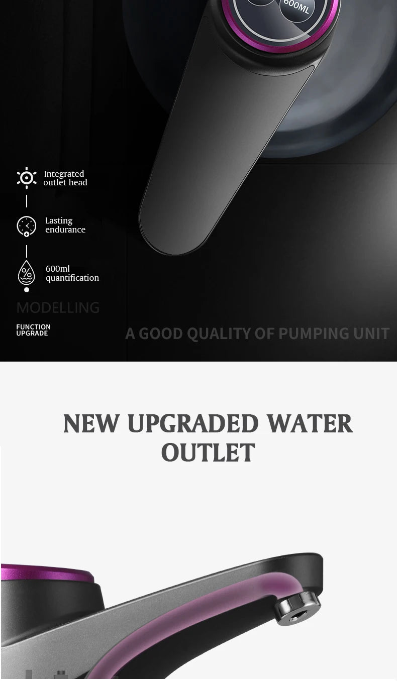 saengQ Automatic Water Pump Bottle Electric Water Dispenser