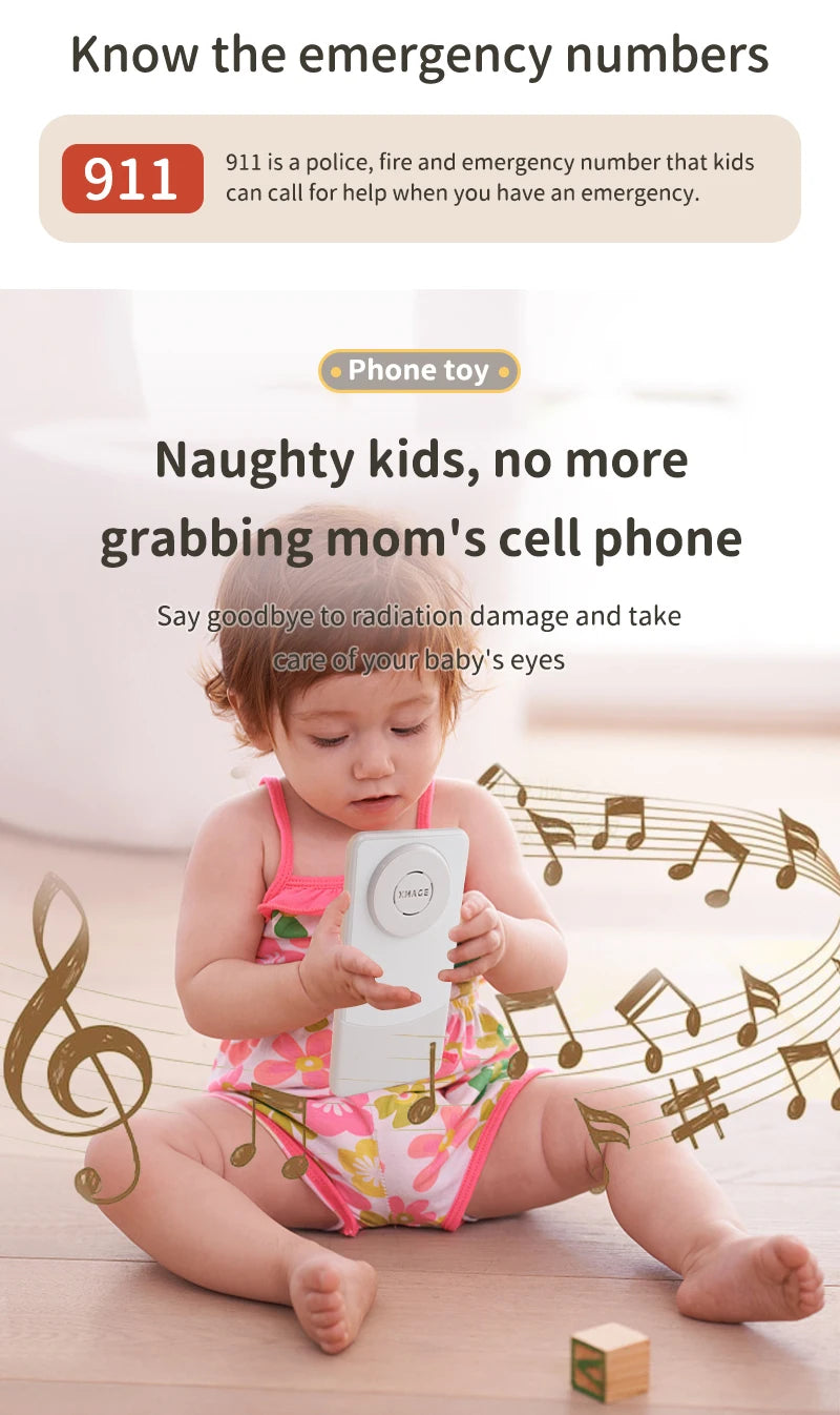 Baby Simulation Mobile Phone Toy