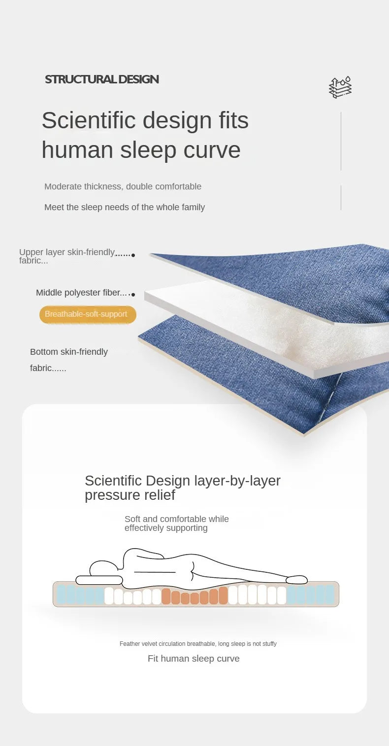 Queen Mattress Topper for Body Pain Relief