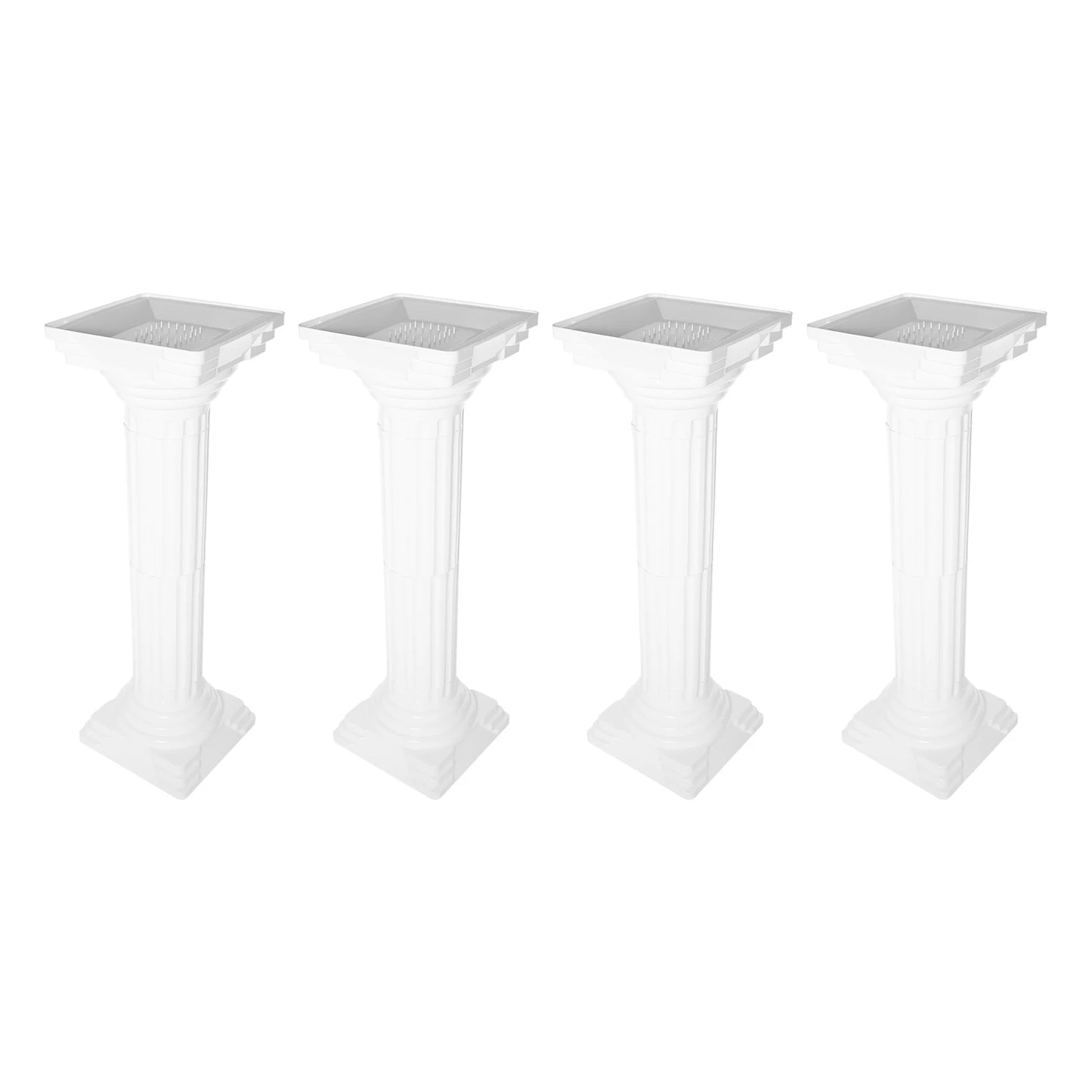 European-Style White Pillar: Elegant Decor for Weddings and Gatherings, Enhancing Charm and Romance
