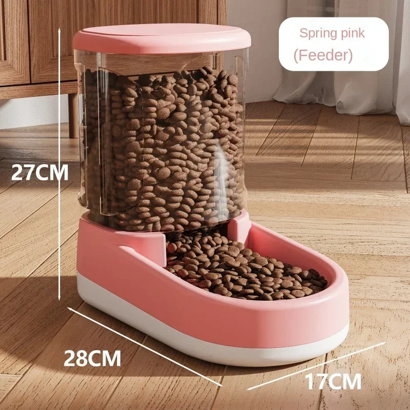 Automatic Pet Water Dispenser for Cats & Dogs – Flowing Water Feeder Without Electricity, Gravity-Fed Drinking Bowl, Large Capacity, Easy to Clean Pet Supplies
