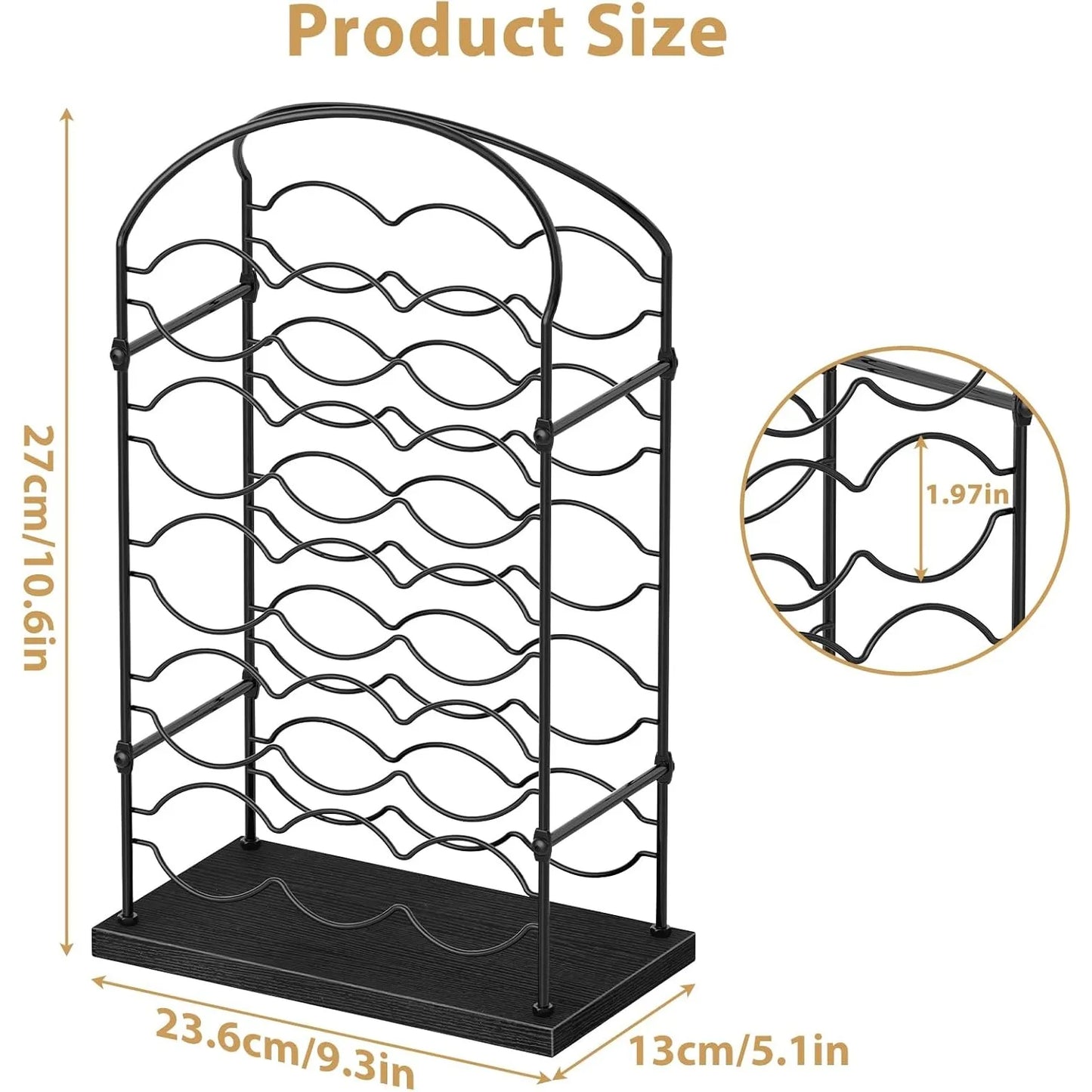 30-Capacity K-Cup & Coffee Pod Organizer | Space-Saving Countertop Holder for Coffee Bar/Home/Office | Black Compact Design