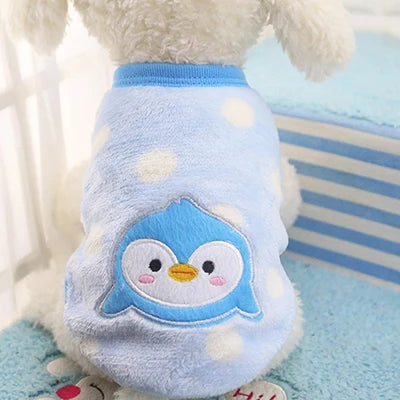 Cute Fleece Dog Winter Coat
