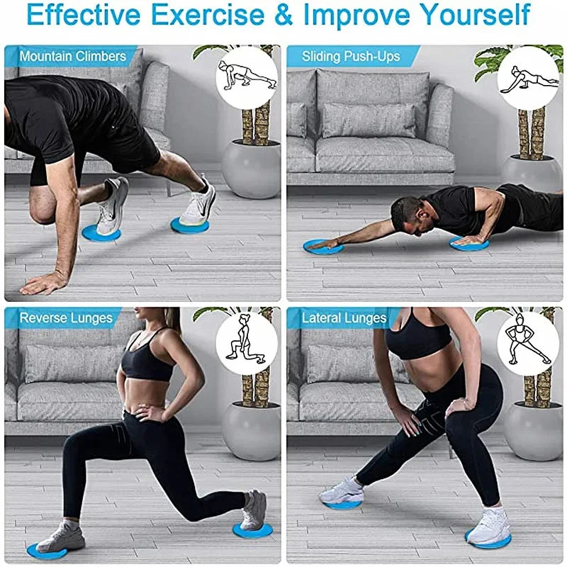 2pcs Abdominal Core Gliding Discs Slider