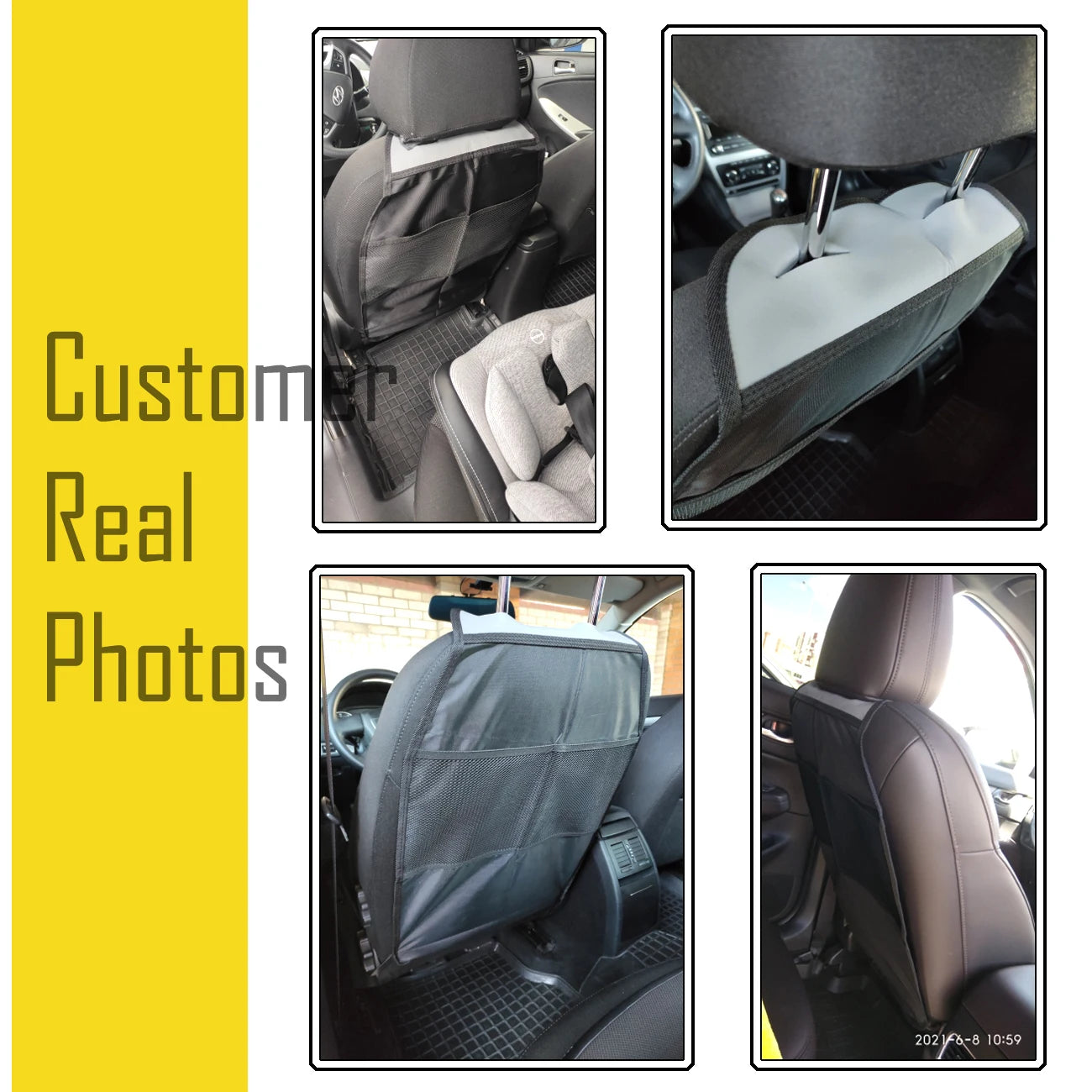 Car Back Seat Protector Cover for Children